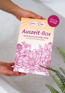 Dieses Monat zudem in Aktion: die OMNi-BiOTiC Auszeit-Box